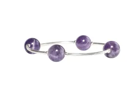 12mm Amethyst Blessing Bracelet: S