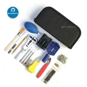 146pcs Watch Repair Tool Kit Cover Pry Tools Spring Bar for Beginners