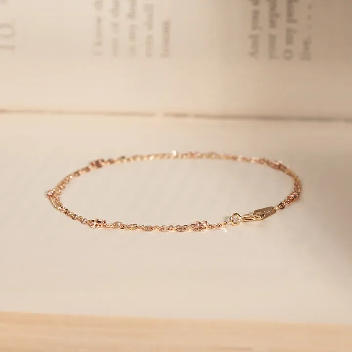 [14K Gold] Waze Bracelet