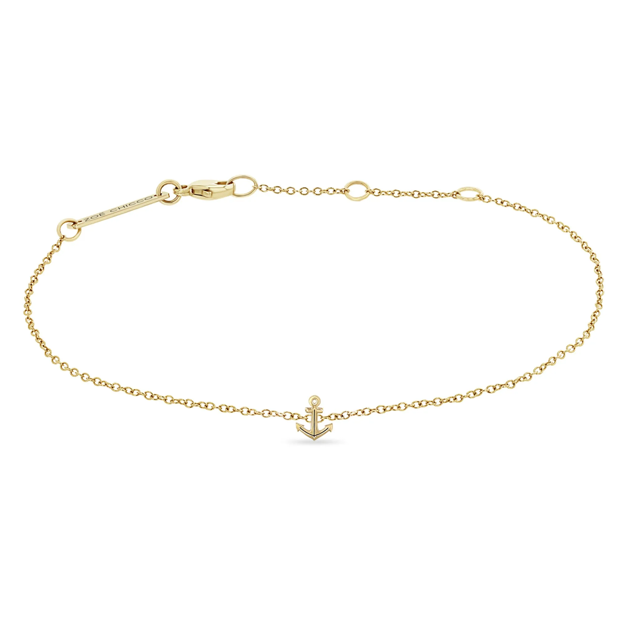 14k Itty Bitty Anchor Bracelet