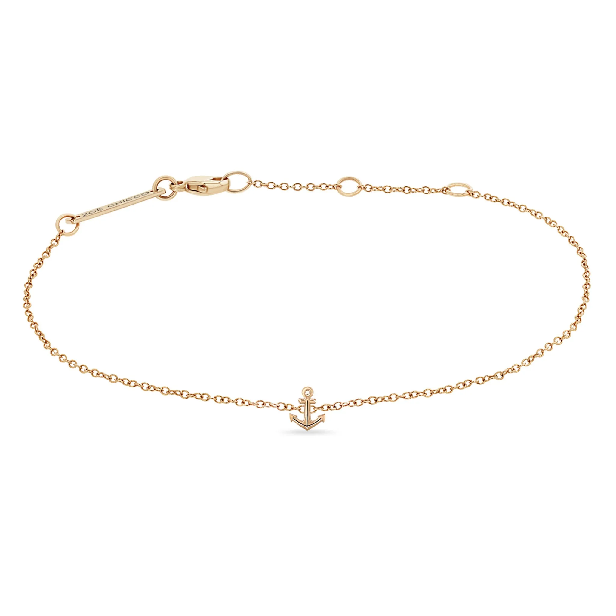 14k Itty Bitty Anchor Bracelet