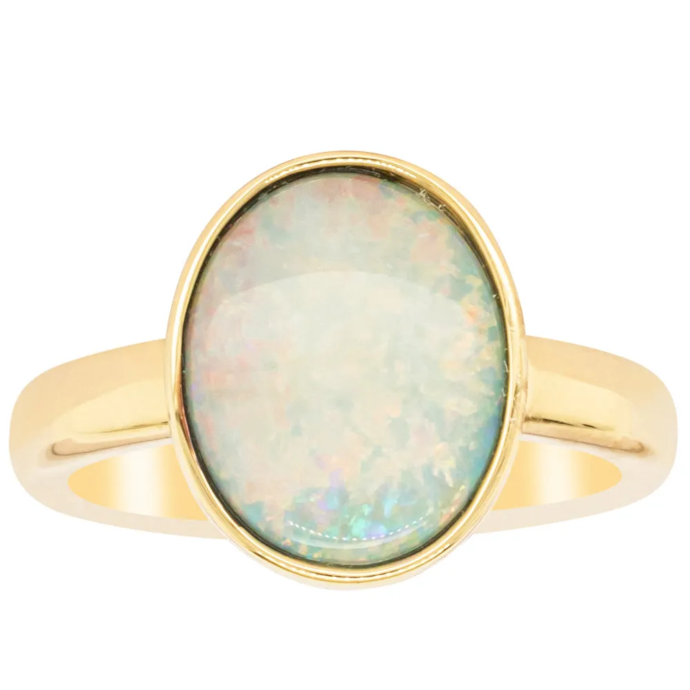 18ct Yellow Gold 2.13ct Opal Ring