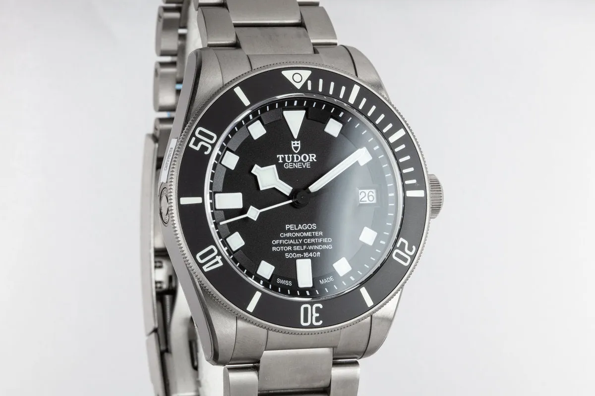 2018 Mint Tudor Titanium Pelagos 25600TN with Box and Papers