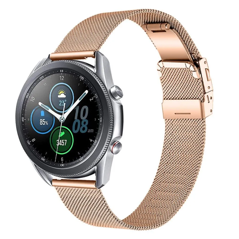 22mm Samsung Galaxy Watch (46mm) / Gear S3 stainless steel watch strap - Rose Gold