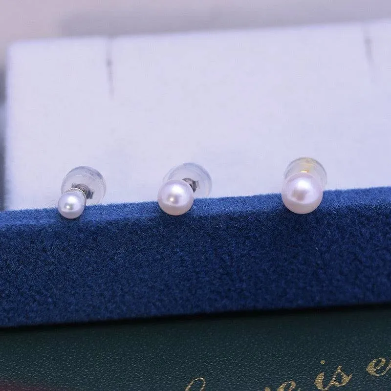 3-6mm Mini Akoya Pearl Stud Earrings