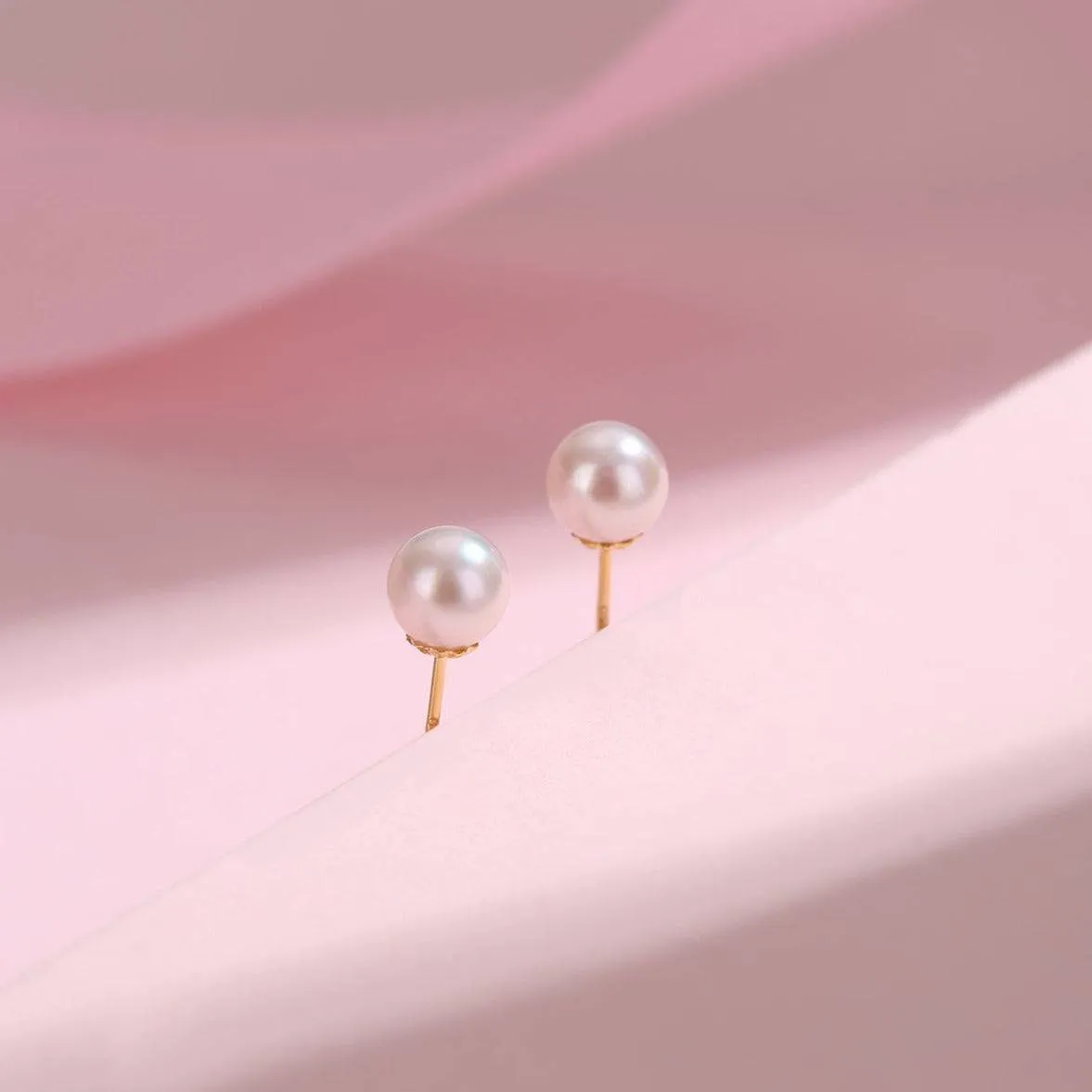 3-6mm Mini Akoya Pearl Stud Earrings