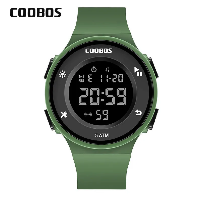 50 M Swimming Waterproof Student Sports Electronic Watch Waterproof LED Luminous Simplicity Couple Watch