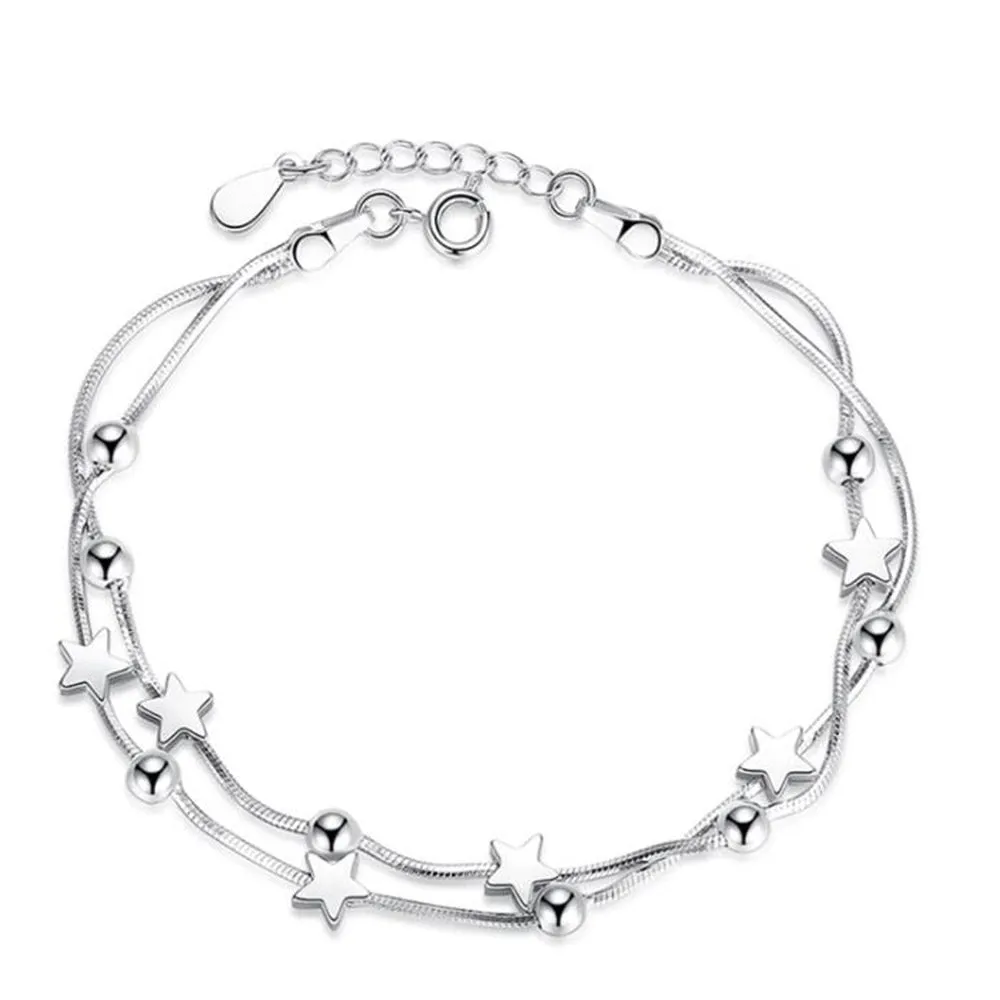 925 Stamp Sterling silver fashion bracelet