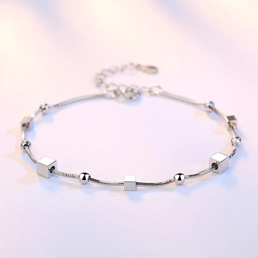 925 Stamp Sterling silver fashion bracelet