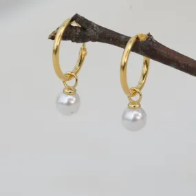 925 Sterling Silver Pearl Earrings