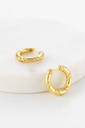 Alannah Hoop - Gold Earrings