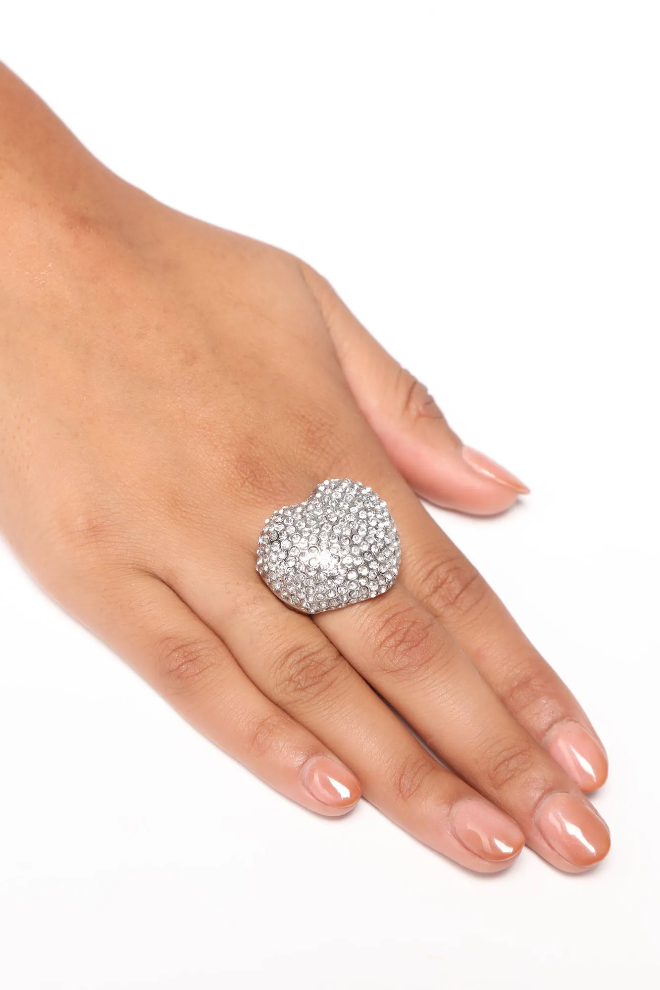 All The Love Cocktail Ring - Silver