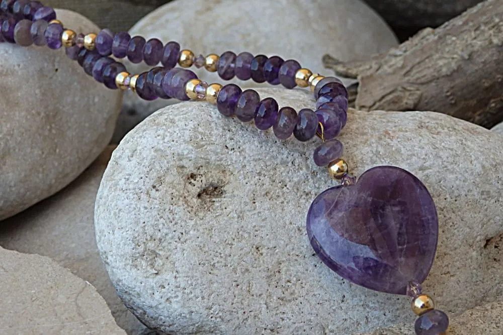 Amethyst Birthstone Necklace