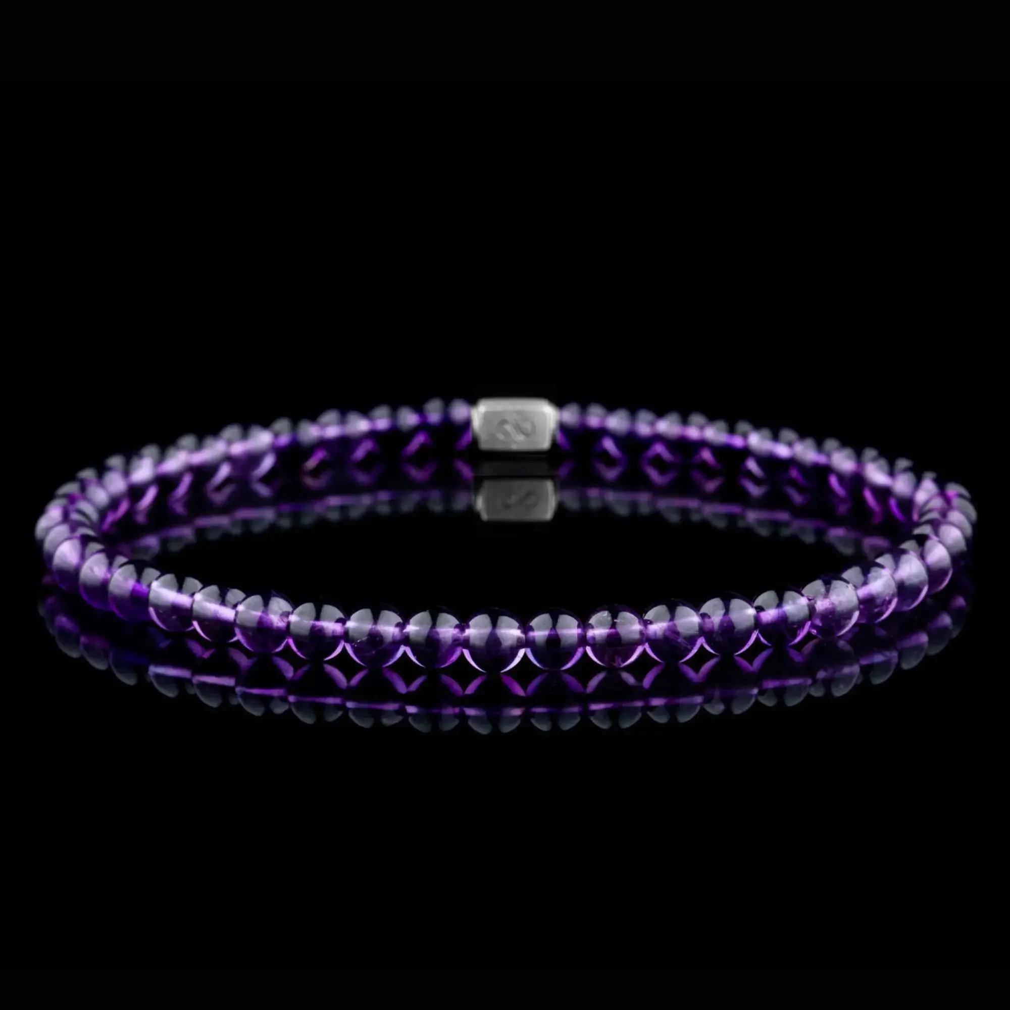 Amethyst Bracelet V (4mm)