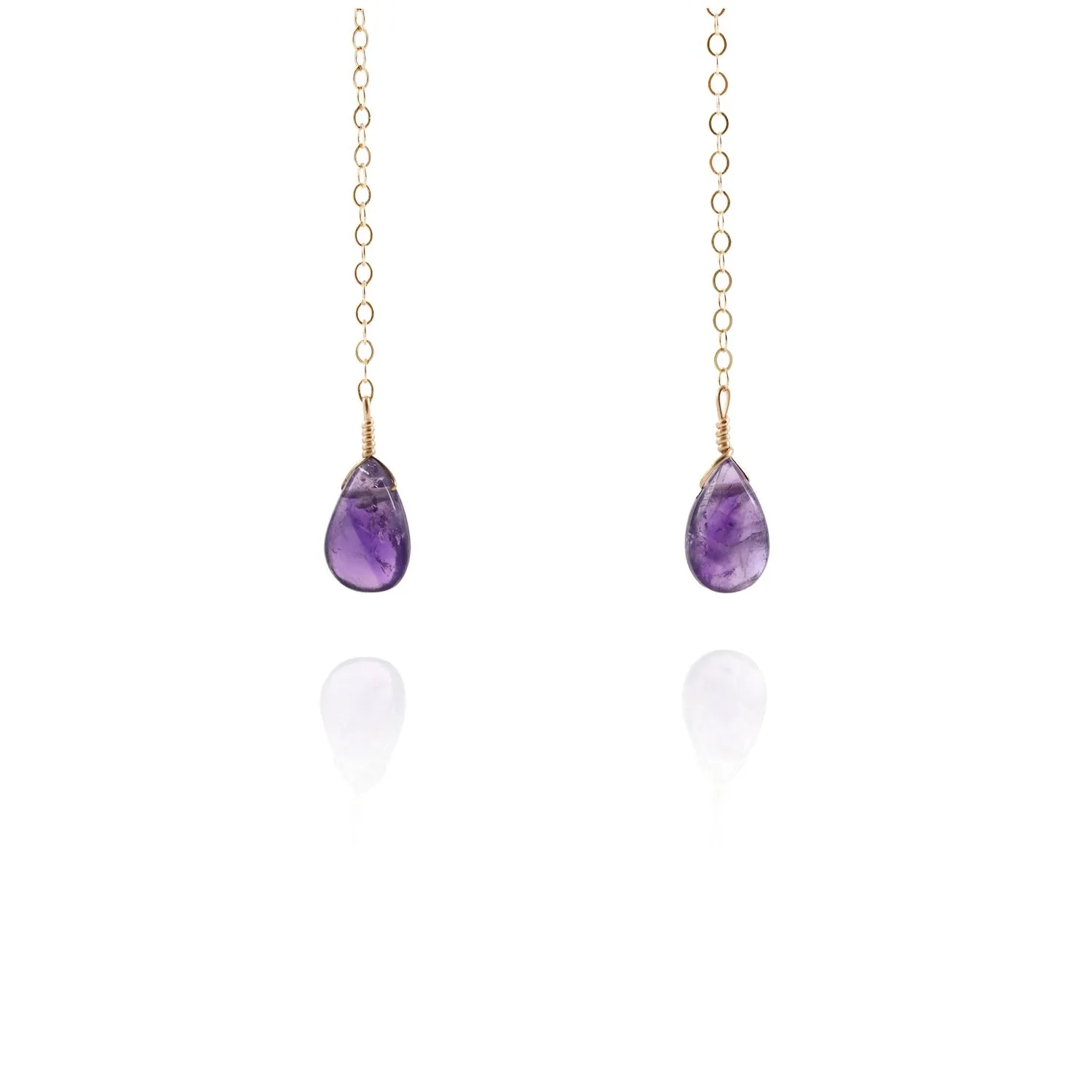 Amethyst Drop Earrings