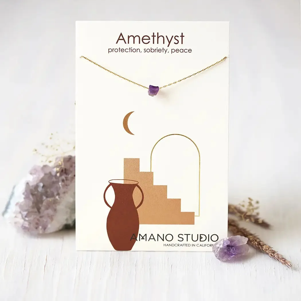 Amethyst Stone Necklace