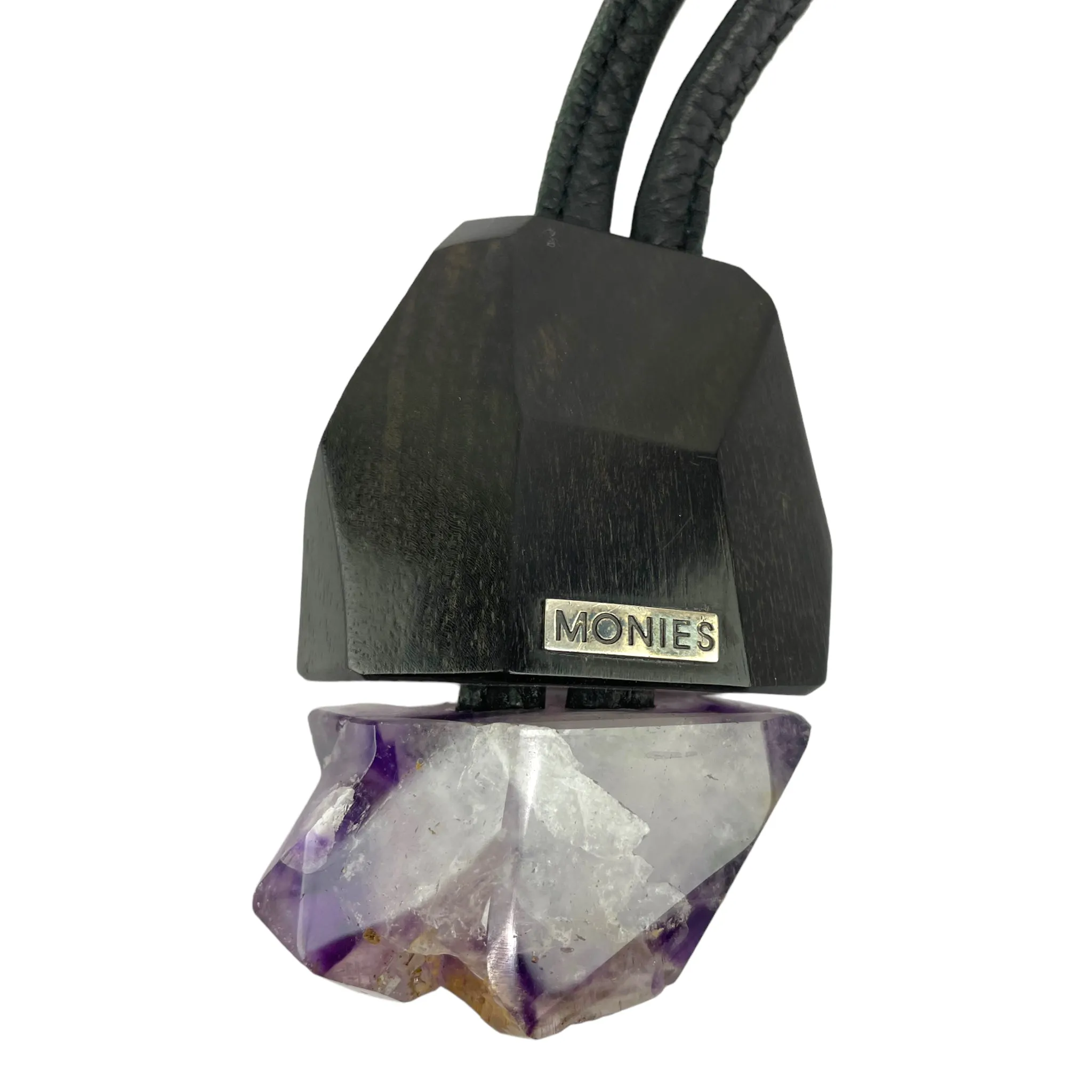 AMETHYST/EBONY PENDANT