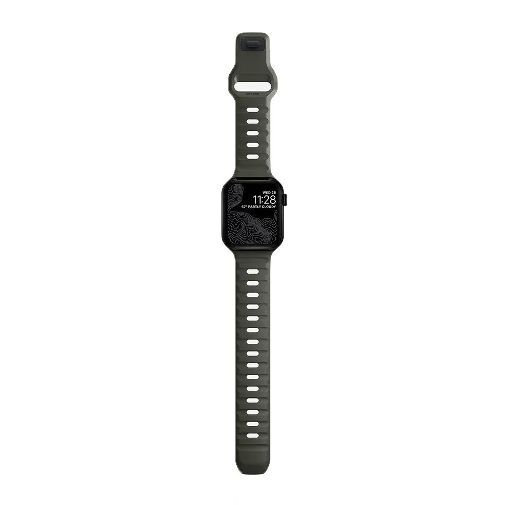 Apple Watch (38/40/SE/41/42mm) Nomad Sport Band Rem - Ash Green