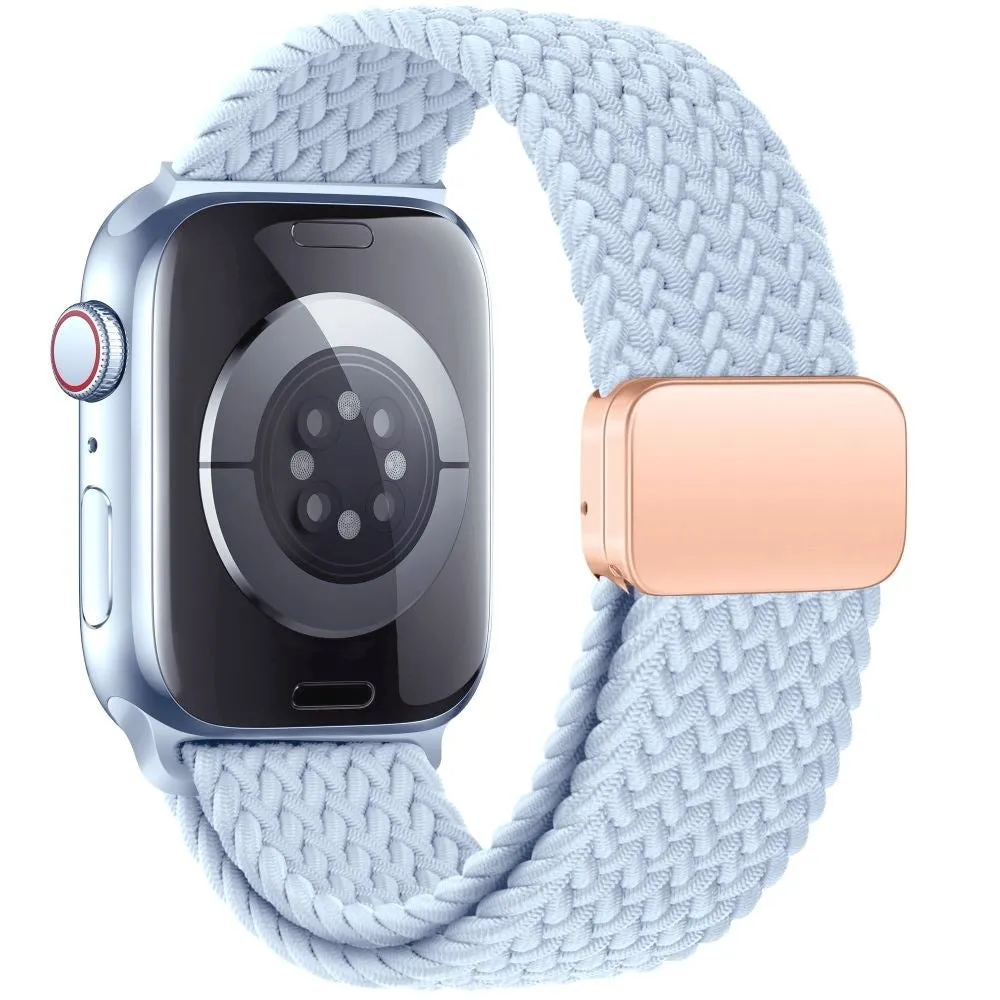 Apple Watch (38/40/SE/41mm) Tech-Protect Nylon Rem - Lyseblå