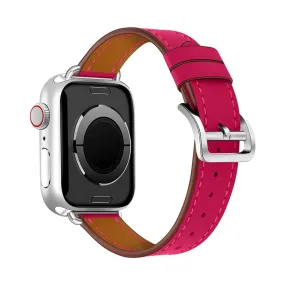 Apple Watch (41mm) breathable genuine leather watch strap - Rose