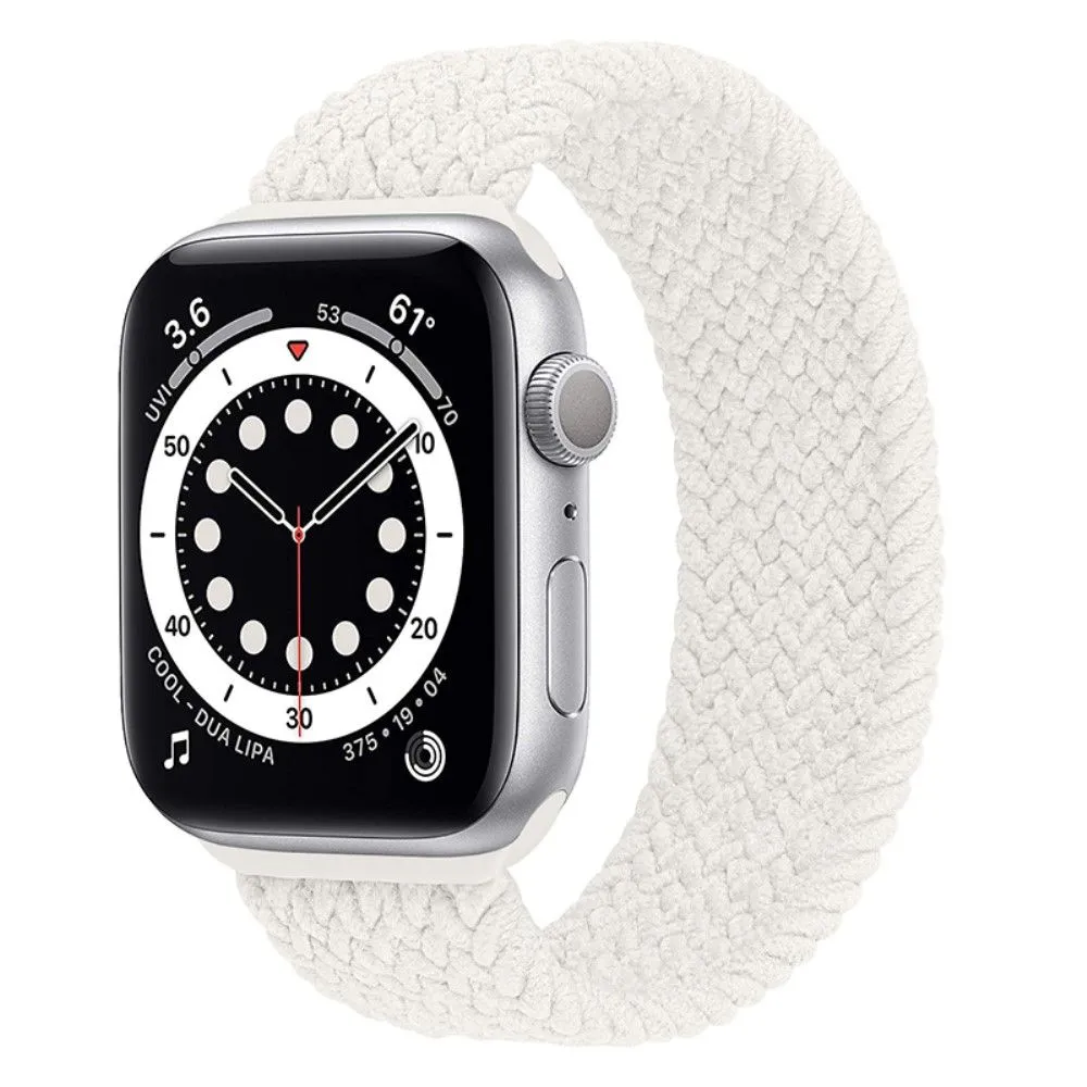 Apple Watch (41mm) elastic watch strap - Pearl White / Size: L