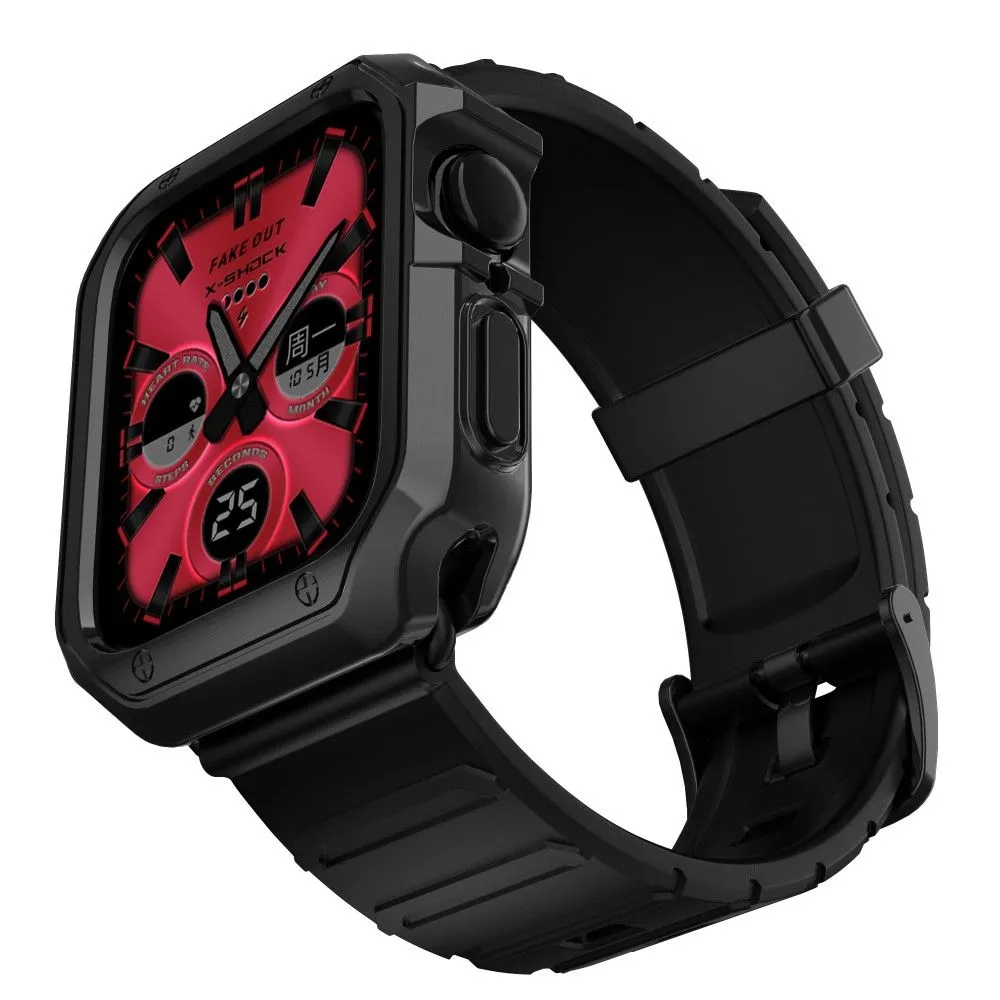 Apple Watch (41mm) TPU watch strap   frame - Black