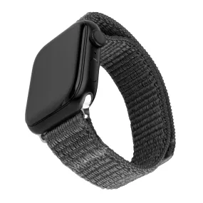 Apple Watch (42/44/SE/45/46/49mm) Fixed Nylon Rem - Mørkegrå