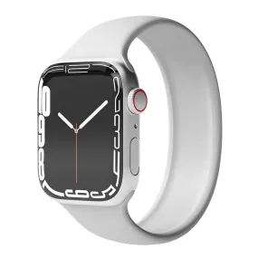 Apple Watch (42/44/SE/45/46/49mm) Vonmählen Solo Loop Large Silikone Rem - Grå