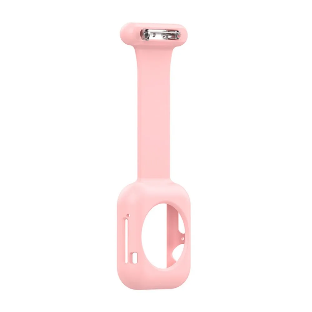 Apple Watch (45mm) doctor nurse silicone watch strap - Pink