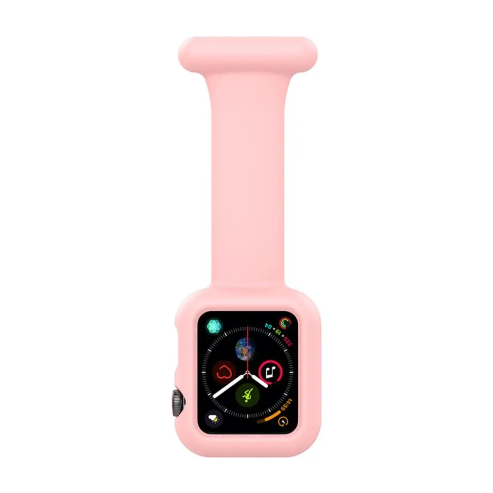 Apple Watch (45mm) doctor nurse silicone watch strap - Pink