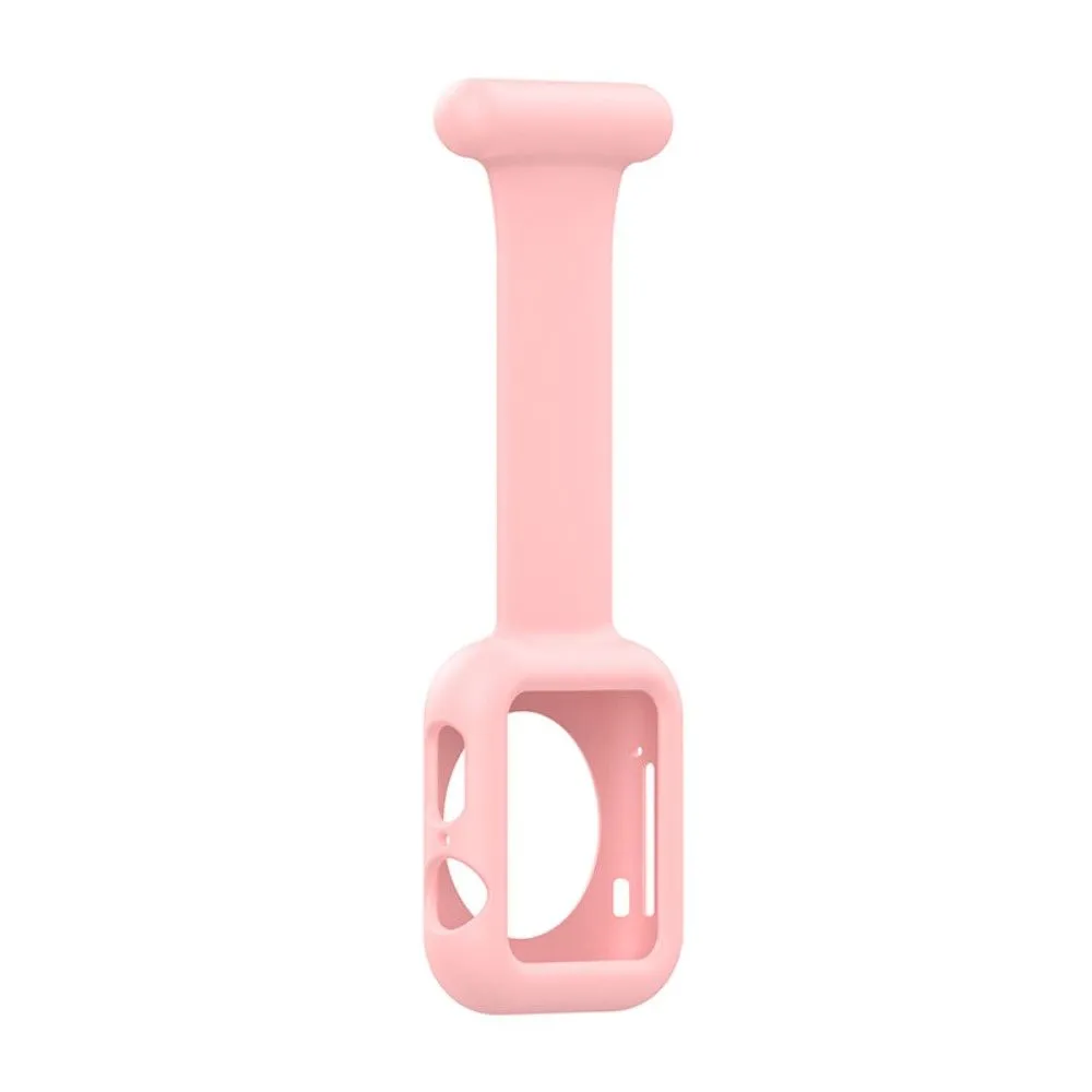 Apple Watch (45mm) doctor nurse silicone watch strap - Pink