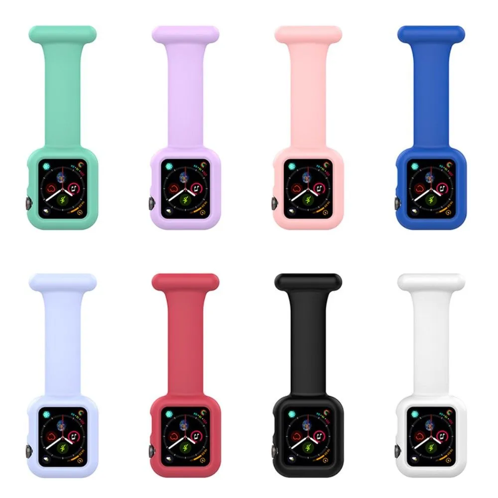 Apple Watch (45mm) doctor nurse silicone watch strap - Pink