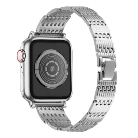 Apple Watch (45mm) elegant stainless steel watch strap - Silver