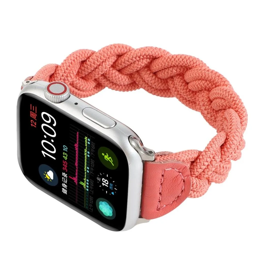 Apple Watch Series 6 / 5 44mm woven braid watch band - Rose