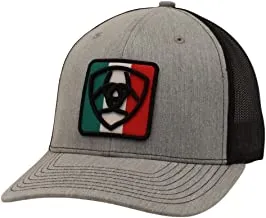 ARIAT Men's Grey Snapback Mexico Flag Cap A300048006