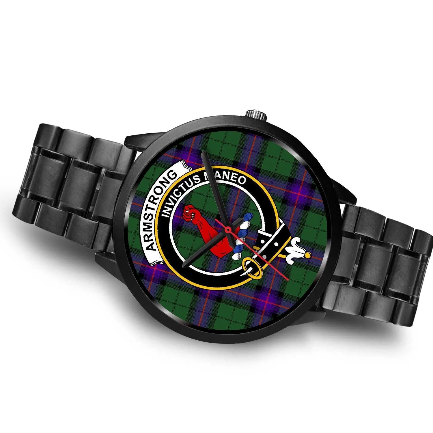 Armstrong Modern Clan Badge Tartan Black Watch