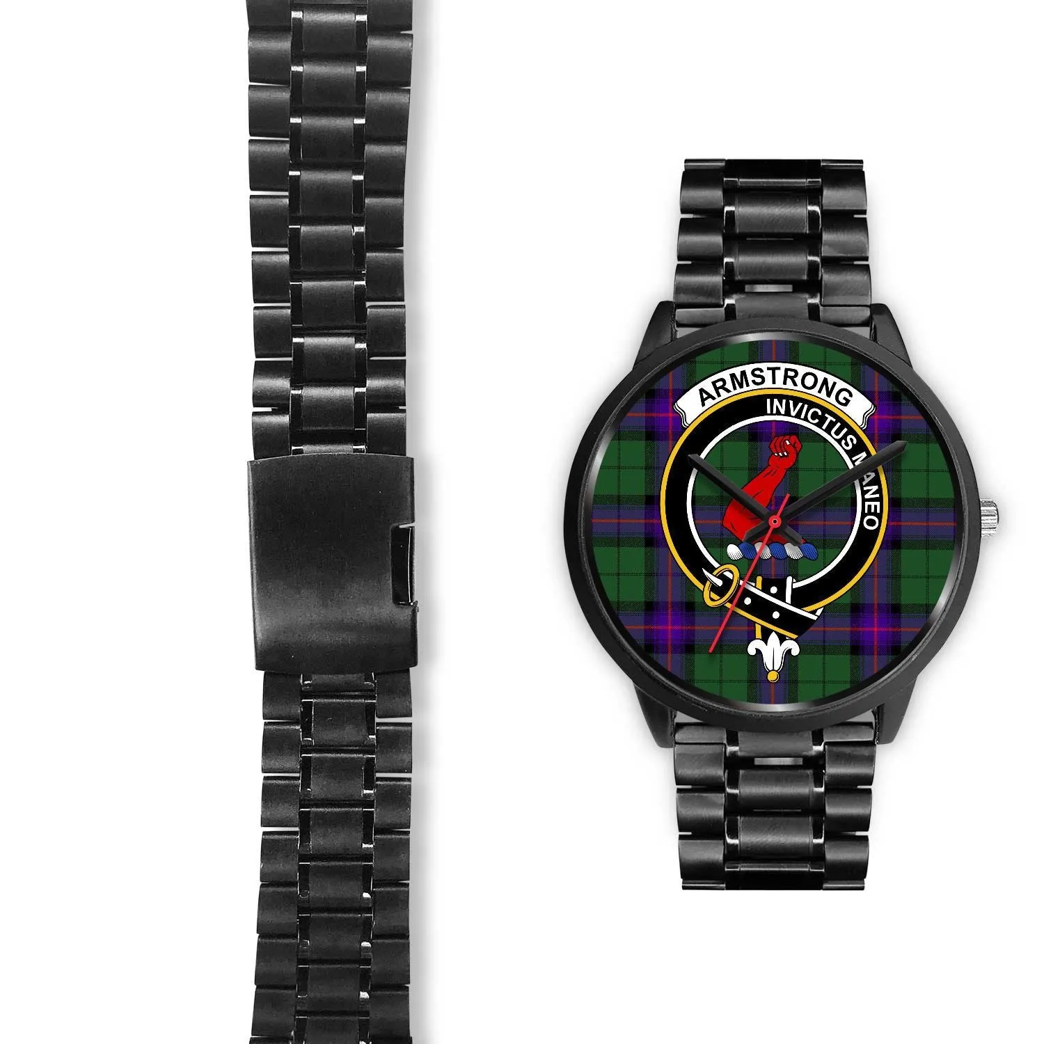 Armstrong Modern Clan Badge Tartan Black Watch