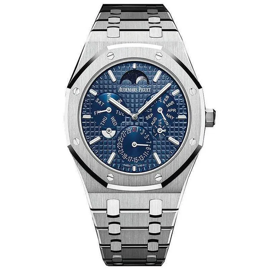 Audemars Piguet Royal Oak Perpetual Calendar Ultra-Thin 41mm 26586IP Blue Dial