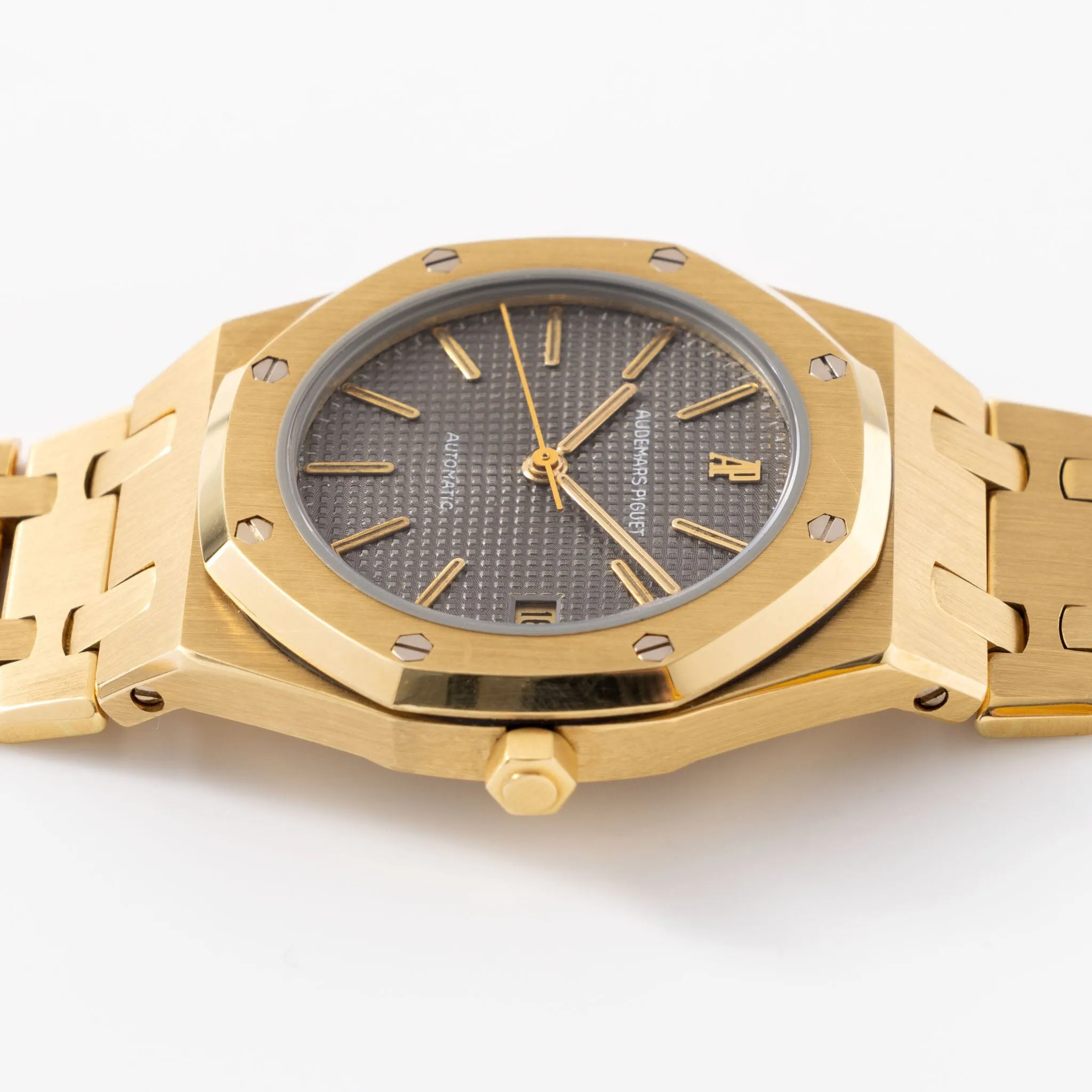 Audemars Piguet Royal Oak Yellow Gold Grey Dial ref 4100BA