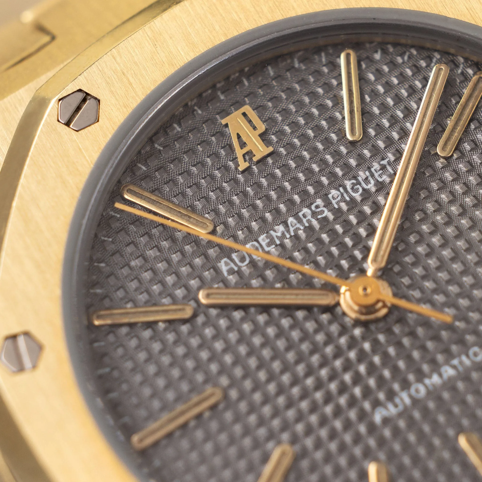 Audemars Piguet Royal Oak Yellow Gold Grey Dial ref 4100BA