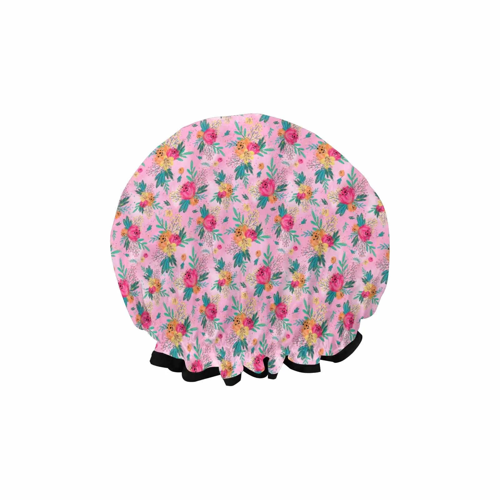 Australian Floral Pink  Shower Cap