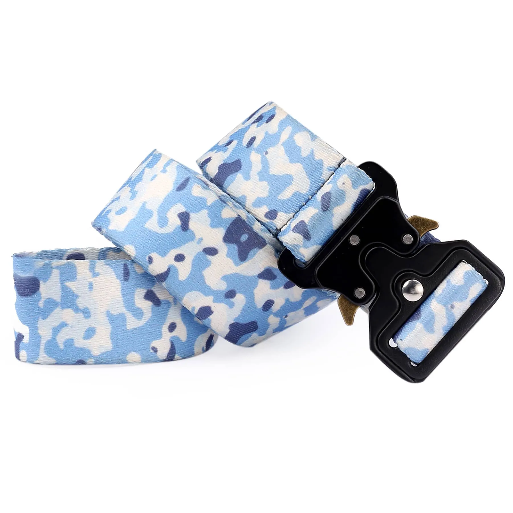 Bacca Bucci Recon Ranger Tactical Series: Robust Nylon Quick-Release Buckle Belt for Men