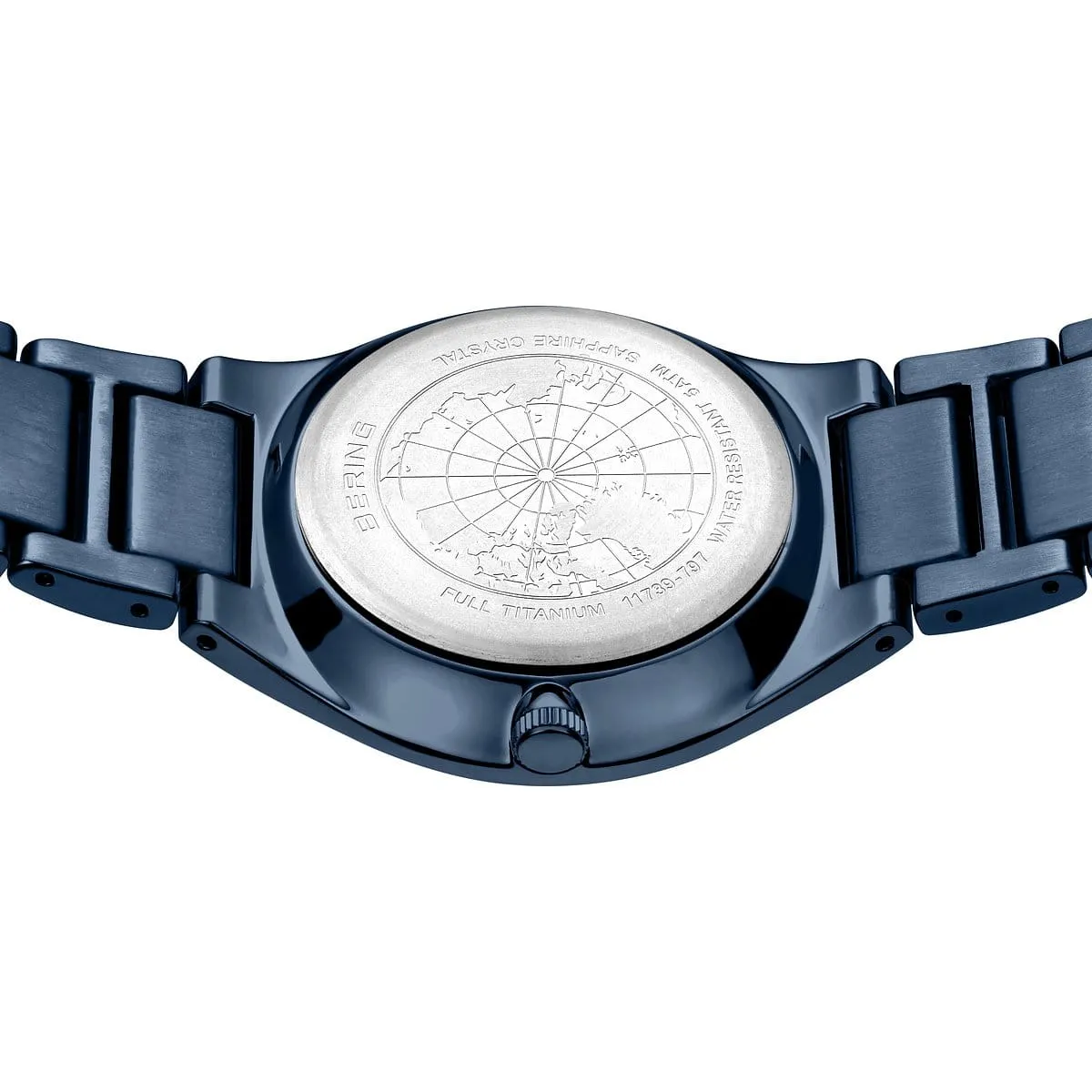 Bering Men's Watch | Titanium | Matte Blue | 11739-797