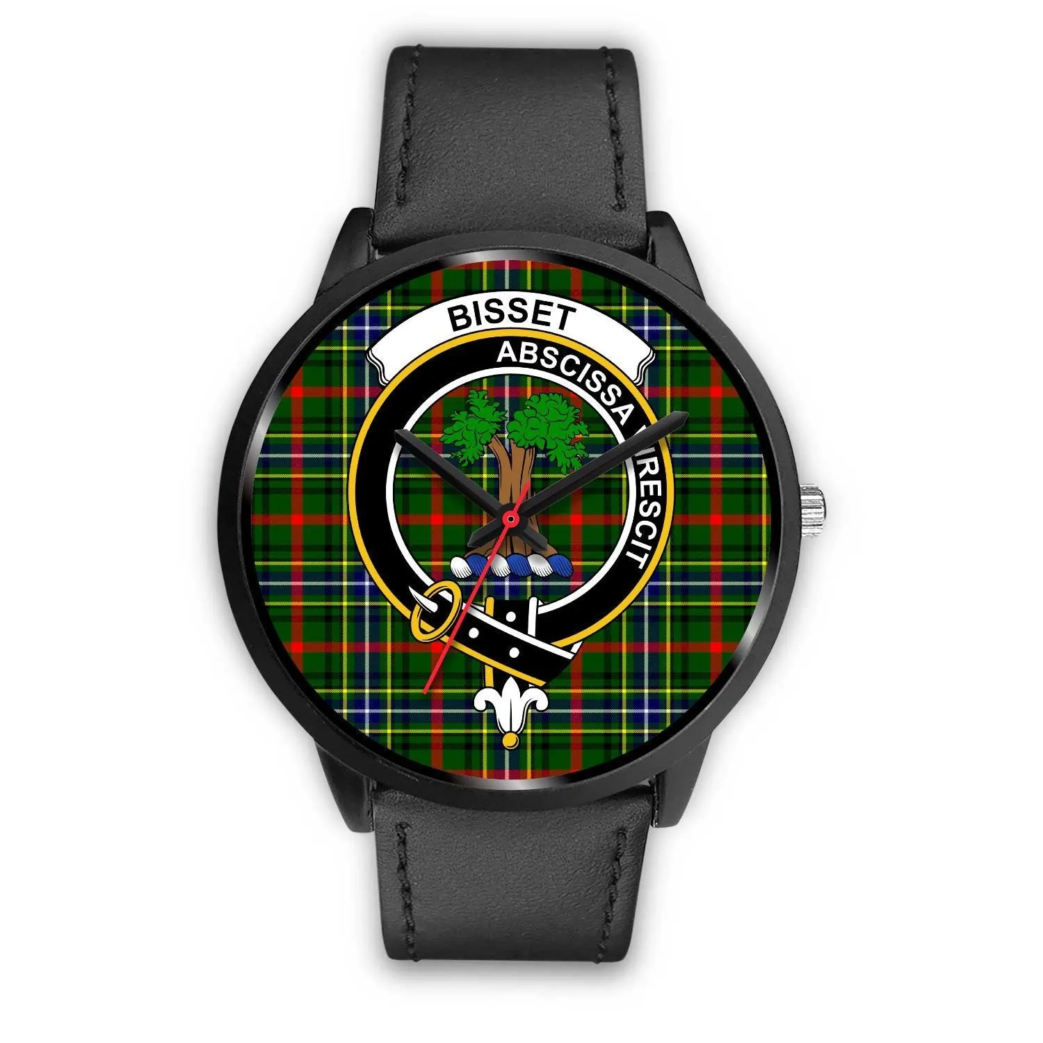 Bisset Clan Badge Tartan Black Watch