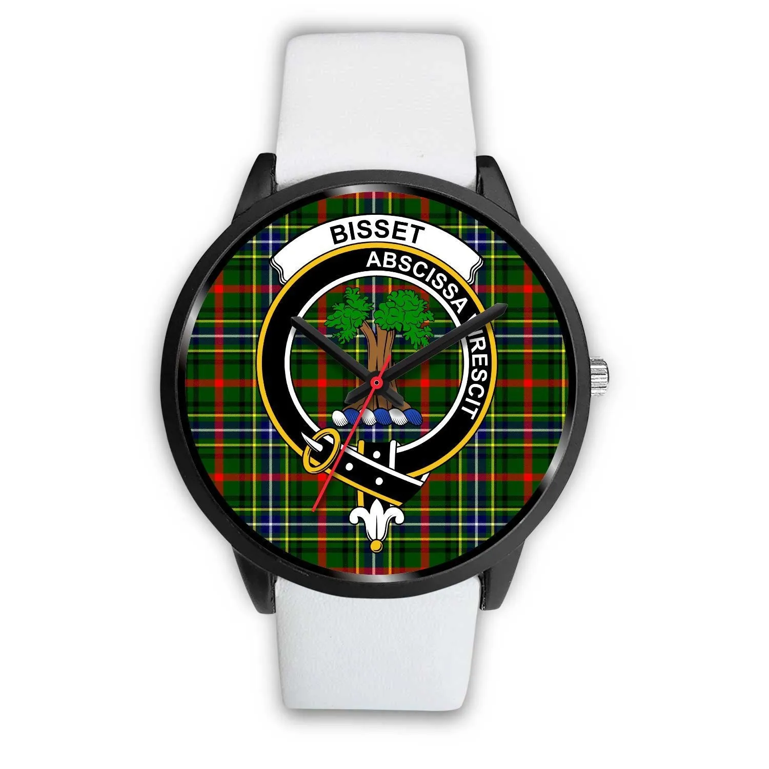 Bisset Clan Badge Tartan Black Watch