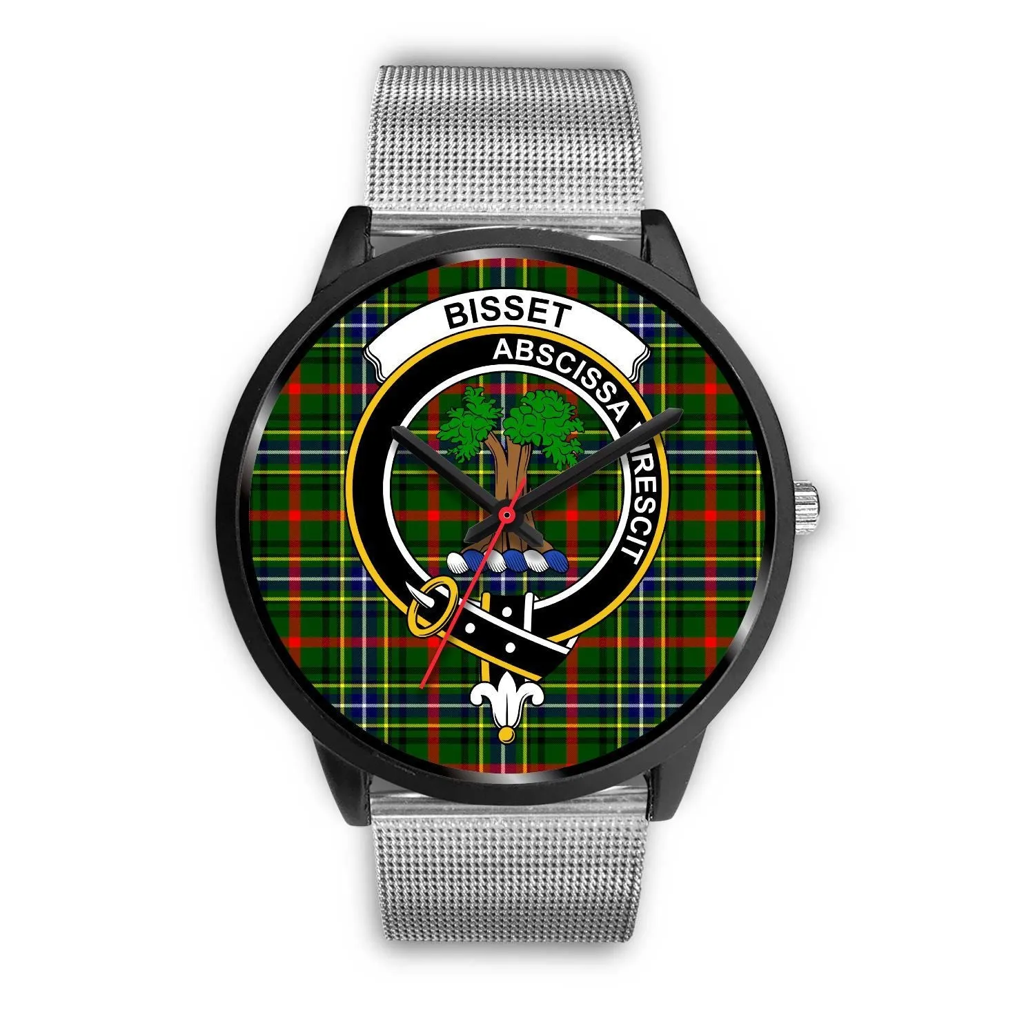 Bisset Clan Badge Tartan Black Watch