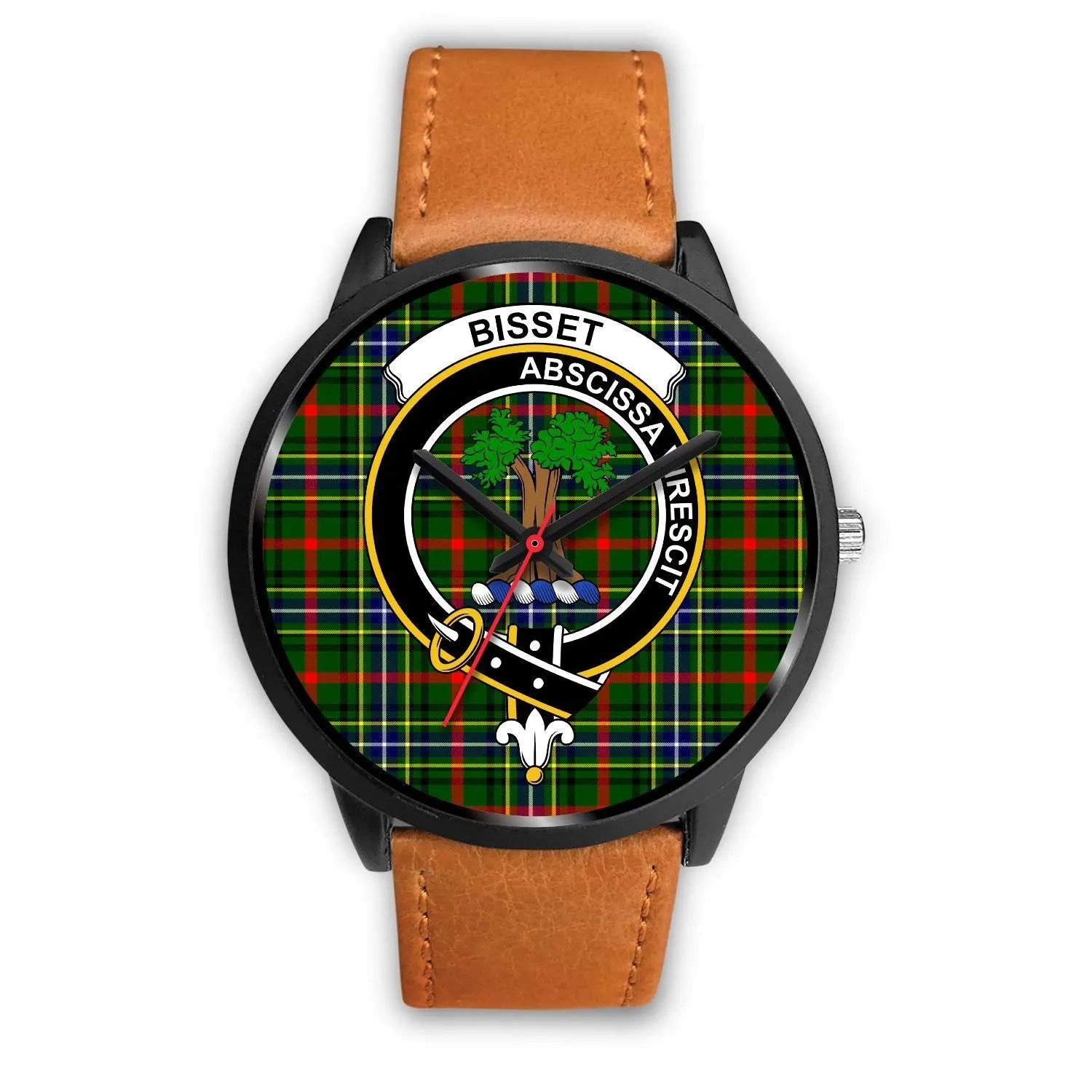 Bisset Clan Badge Tartan Black Watch