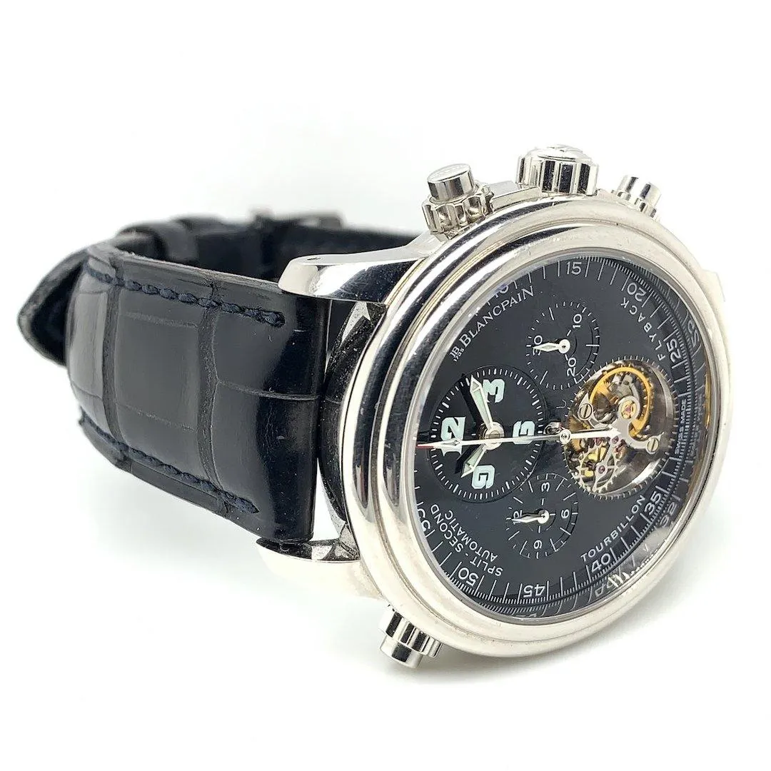 Blancpain, Leman Chronograph Split-Seconds Flyback Tourbillon, Ref. 2189F-3430-63B