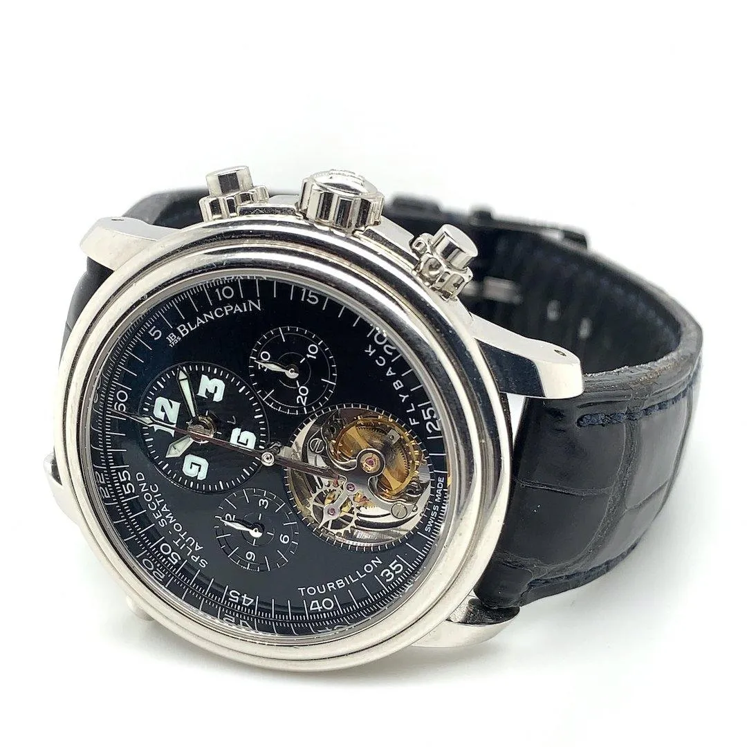 Blancpain, Leman Chronograph Split-Seconds Flyback Tourbillon, Ref. 2189F-3430-63B