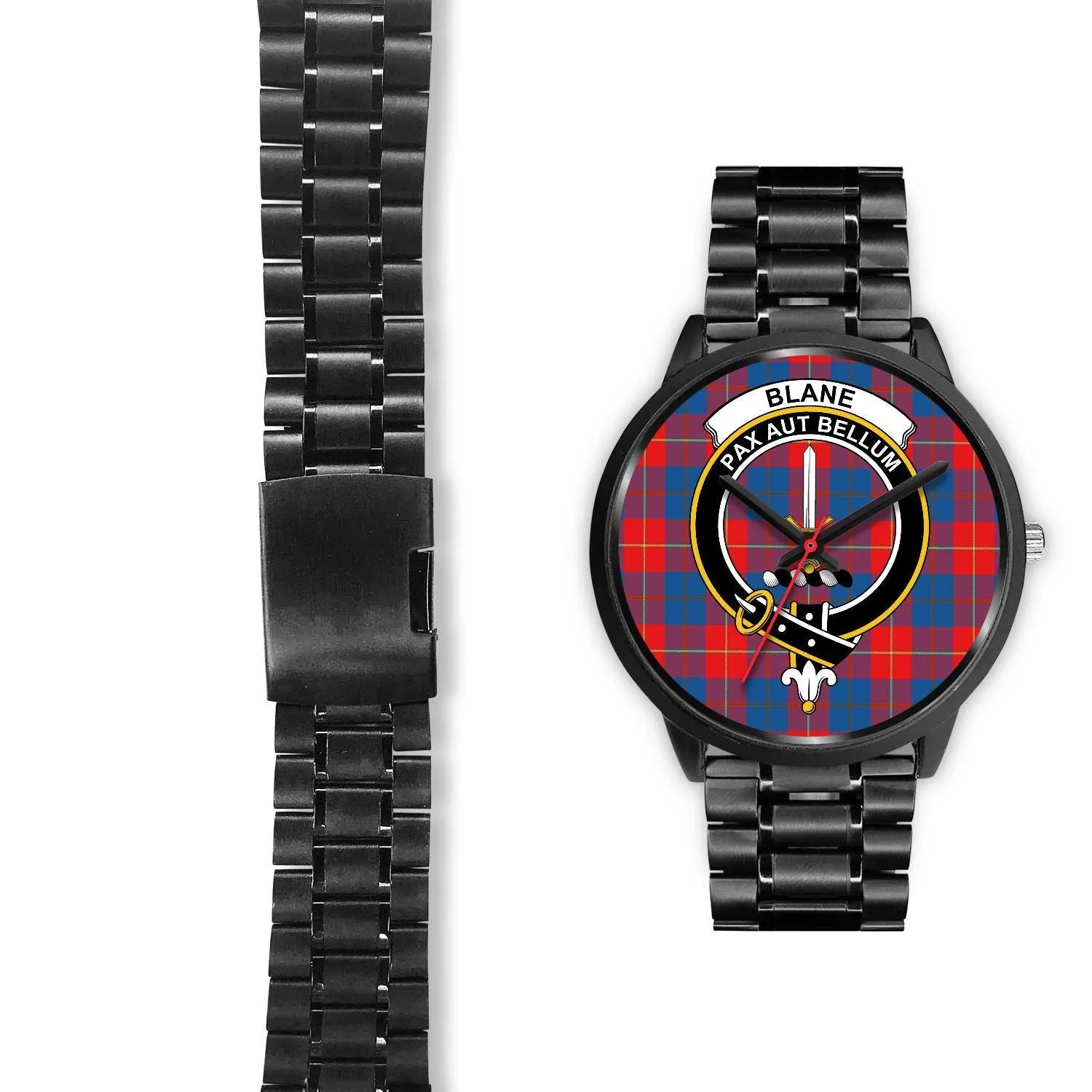 Blane Clan Badge Tartan Black Watch